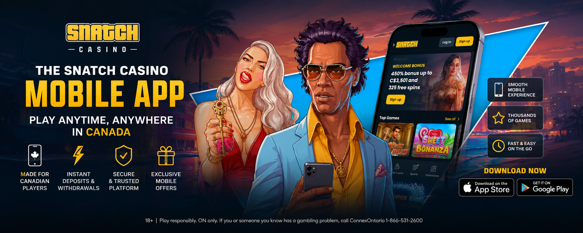Snatch Casino Games & Popular Slots